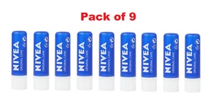 Nivea Lip Balm Stick Shea Butter Hydrates Lips Original 4.8g - 9 pack - Bulk Buy - Picture 1 of 5