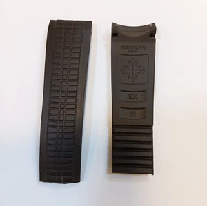 Original PATEK PHILIPPE Aquanaut BROWN Rubber Strap CUT E64 Measurement In Pics - Picture 1 of 7