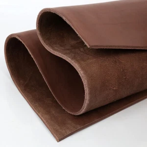4mm Spesso Fai Originale Vacchetta Pelle Tessuto Borsa Portafoglio Scarpa Craft - Bild 1 von 12