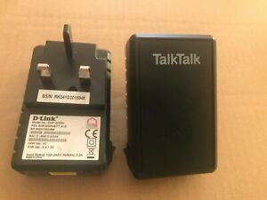 2X TalkTalk Dlink DHP-P300AV Powerline Adapters  Same Day Dispatch