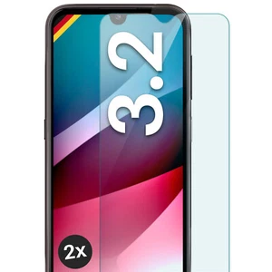 2x Echt Glas für Nokia 3.2 Panzerfolie Handy Hartglas HD Premium Displayschutz - Afbeelding 1 van 8