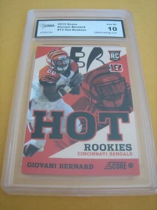 GIOVANI BERNARD BENGALS 2013 PUNTUACIÓN HOT ROOKIES NOVATO RC # 13 GRADO 10 - Imagen 1 de 1