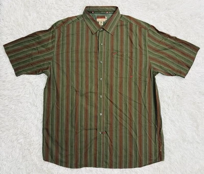 Men's Vintage Y2K Ecko Unltd Classic Material Striped Button Down Shirt Size 2XL - Image 1 of 4