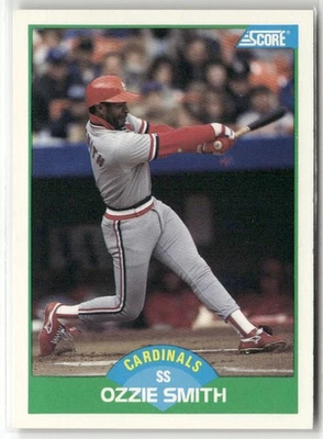 1989 SCORE #80 OZZIE SMITH ST. LOUIS CARDINALS - Image 1 of 2
