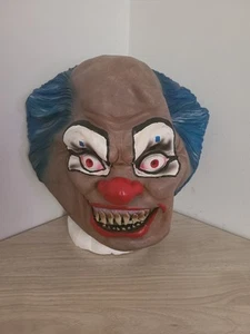 JOLLY JACK CLOWN RUBBER HALLOWEEN MASK NWOT - Picture 1 of 6