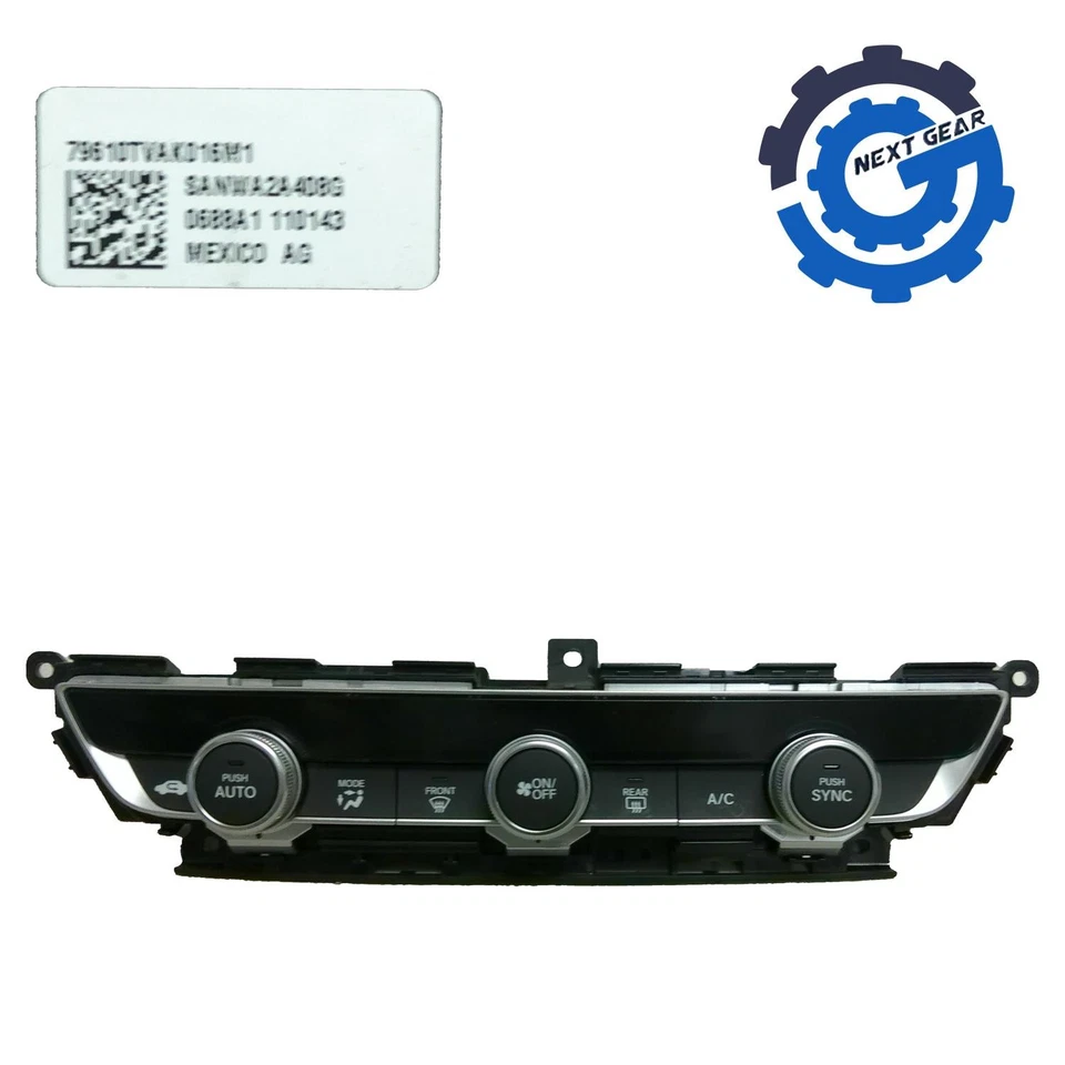 Unidad de control de clima HVAC Honda Accord 2018-2022 OEM 79610-TVA-A01ZB Foto 1 de 4