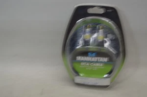 Manhattan RCA CABLE Single Cinch to Single Cinch 4,8 m / 16 ft. *New Unused* - Picture 1 of 4