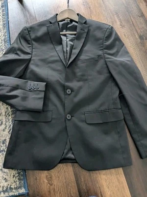 Nice Lord & Taylor Laboratory Mens Suit Jacket Black Size 38S  - Image 1 of 4