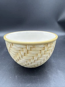 Temptations by Tara kleiner Obstkorb Keramik Rührschüssel beige/gelb - Bild 1 von 4