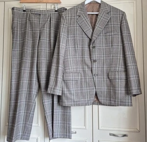 Vintage 70s Benedick & Mills Crombie Cloth two-piece Suit, chest 40" L30.5, VGC - Picture 1 of 16
