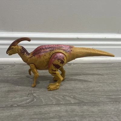 Figura de dinosaurio Mattel Jurassic World Dino Rivals Attack Parasaurolophus 2019 Foto 1 de 4