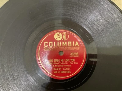 HARRY JAMES-You Made Me Love You/ Summer Kissed An Angel-COLUMBIA 36296  VG+ 78 - Image 1 of 4