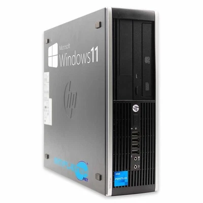 HP 6300 SFF Pentium Windows 11 Pro 8GB 4TB Desktop PC RS232 Serial Refurbished - Image 1 of 4