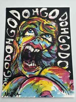 PINTURA MAX NEUTRA ORIGINAL POP ABSTRACTO MODERNISTA EXPRESIONISTA FAMOSO LISTADO Foto 1 de 4