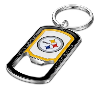 Llavero abridor de botellas NFL con licencia oficial de los Pittsburgh Steelers - Regalo Envío y devolución Foto 1 de 2