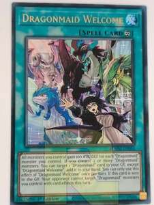 Benvenuto Dragonzella / Dragonmaid Welcome ® Ultra Rara ® BLMM-EN066 ® Inglese - Picture 1 of 3