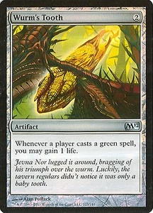 MTG - M12 - Wurm's Tooth - Foil - NM - Picture 1 of 1