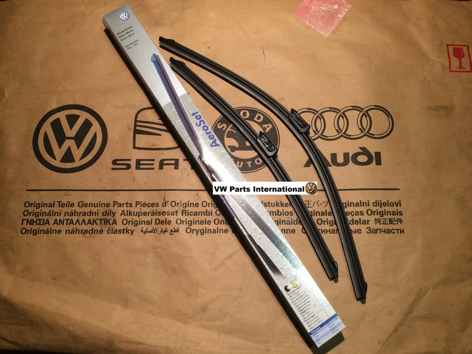 Genuine Volkswagen Golf Aero Wiper Blade Kit (front) 1Q2998002