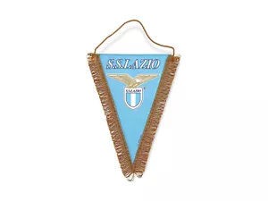 S.S Lazio Gagliardetto Triangolare Ufficiale Calcio Misura cm 15X18 - Picture 1 of 1