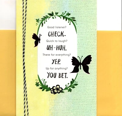 Happy Mother's Day Mom & Friend Butterfly Butterflies Hallmark Greeting Card  - Image 1 of 3