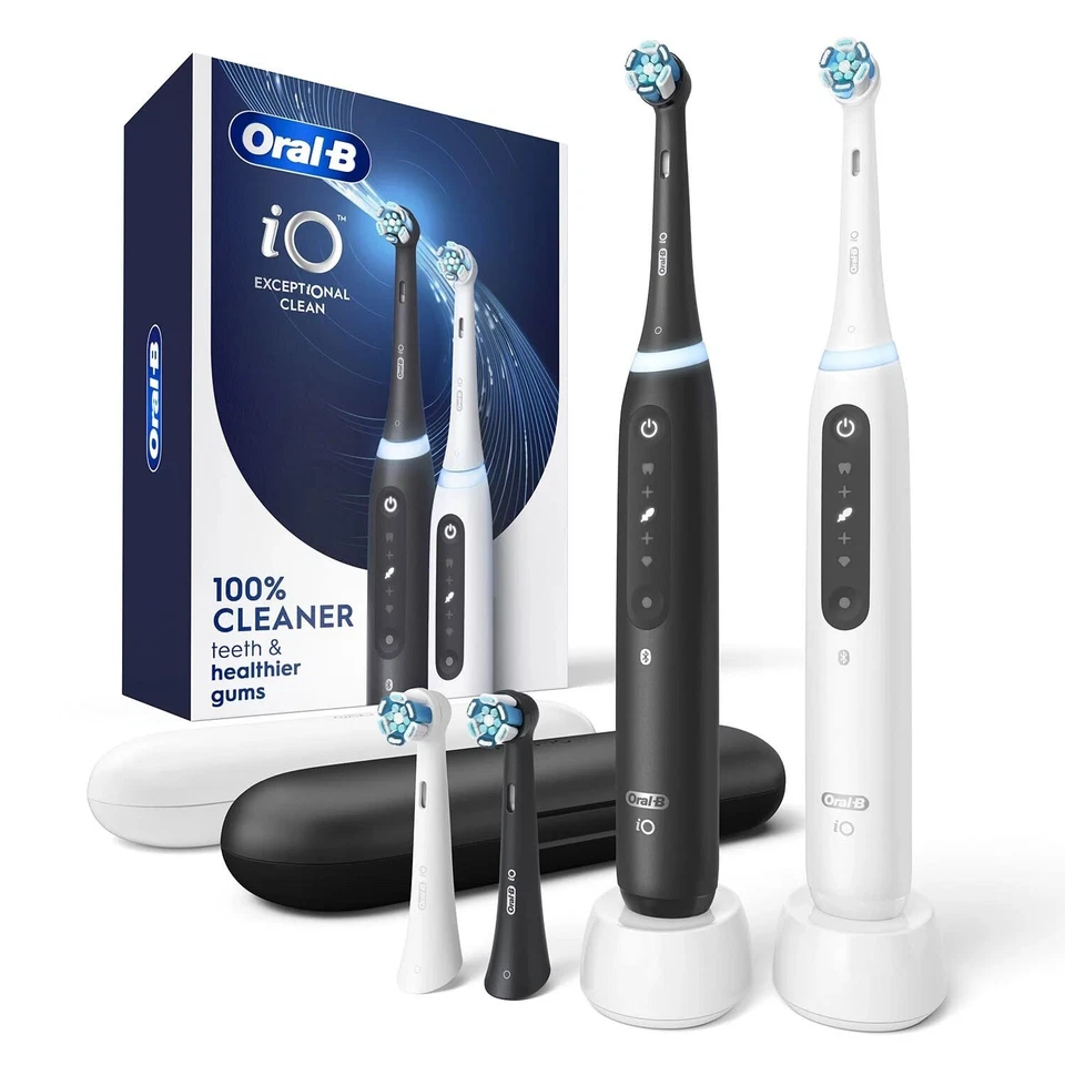 Oral-B iO Series 5 Expert Clean Electric Toothbrush 2 Pack FACTORY BOX