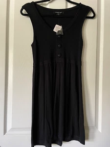 AUGUST SILK "Tejidos" Sin Mangas Sexy Cuello Redondo Negro Túnica Top XL NUEVO CON ETIQUETAS - Imagen 1 de 7