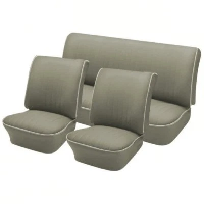 1965 - 1967 Volkswagen VW Bug OEM Classic Seat Upholstery, Sedan Gray - Image 1 of 2