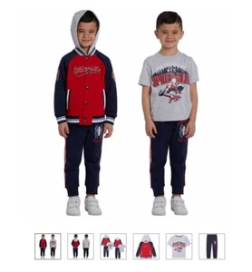 MARVEL  SPIDERMAN 3 Piece Set Jacket Tee Jogger  Boys' Size 5  NWT - Picture 1 of 7