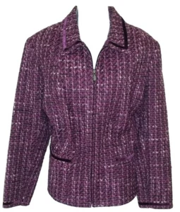 Women's Blazer - Womens Jacket - Purple - Tanjay - Picture 1 of 10