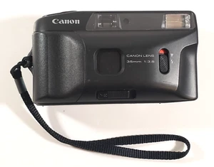 Canon Snappy EZ 35mm Point & Shoot Film Camera with Wrist Strap Vintage Working - Picture 1 of 21