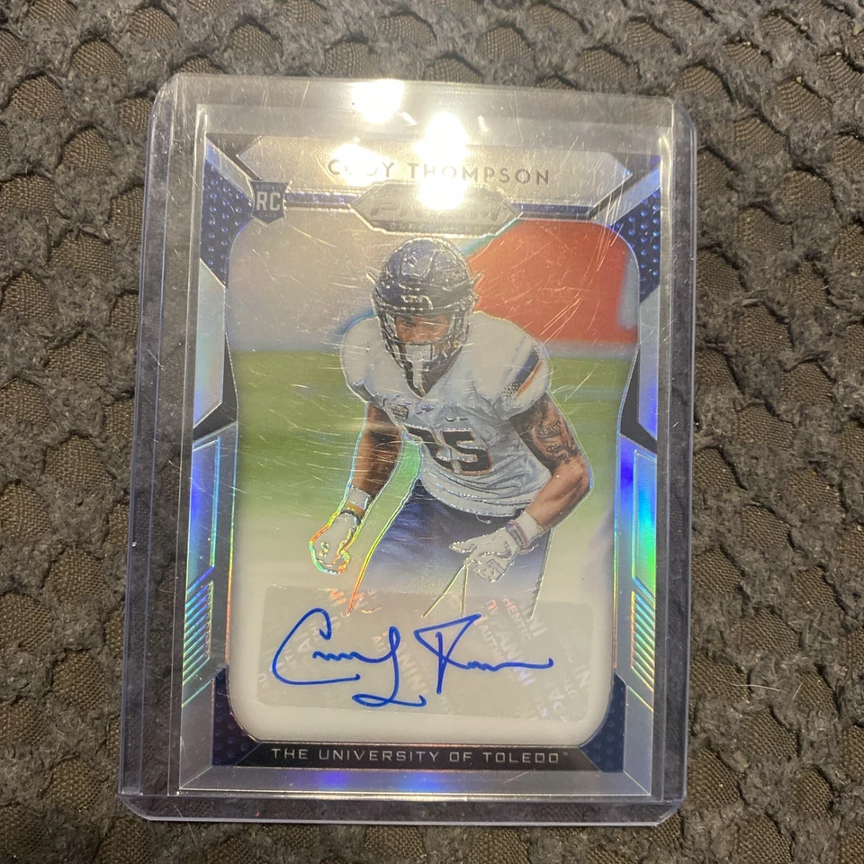 2019Panini Prizm-Draft Picks Silver Prizm Autographs #290 Cody Thompson (AU, RC) - Image 1 of 1