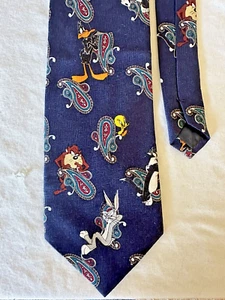Blaue Looney Tunes Krawatte - Bild 1 von 5