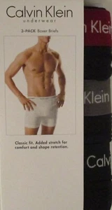 3 CALVIN KLEIN GENUINOS TALLA: M L XL NEGRO BLANCO GRIS ALGODÓN ELÁSTICO CALVIN CALIN CALZONCILLOS - Imagen 1 de 35