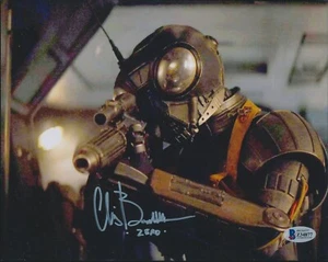 CHRIS BARTLETT/ZERO BAM BOX GEEK SIGNED 8x10 AUTO BECKETT COA MANDALORIAN B - Picture 1 of 2