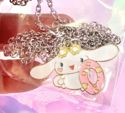 Cinnamoroll Pendant Necklace Cute Cinnamoroll Chain Necklace - Image 1 of 3