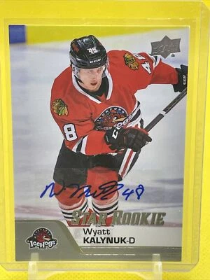 2020-21 Upper Deck AHL Autographs #164 Wyatt Kalynuk AUTO - STAR ROOKIE - Image 1 of 2