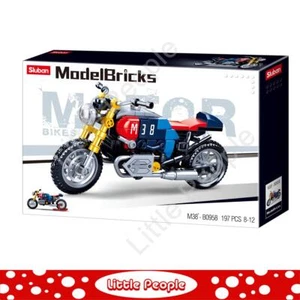 Sluban Compatible Building Blocks MB MOTORCYCLE 197 PCS C36 - Picture 1 of 2