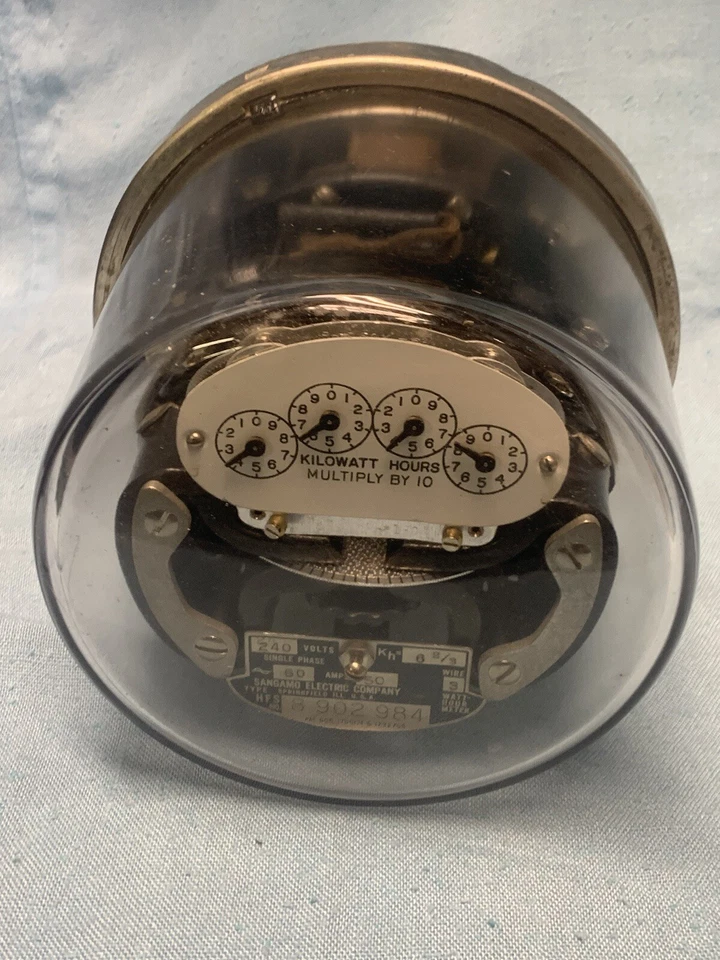 Sangamo type HFS Kilowatt Hour Meter, (SN shows built in 1939) - Tested - Image 1 of 4