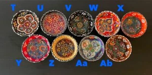 HAND PAINTED BOWL/ ceramic dish/ multipurpose dish/home decor/Party Bowl - Picture 1 of 8