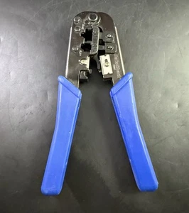 Crimp Tool Kit Cable Cat5 Cat5e Ethernet Crimping Tool 8p/6p Crimp Cut Vk09 - Afbeelding 1 van 3