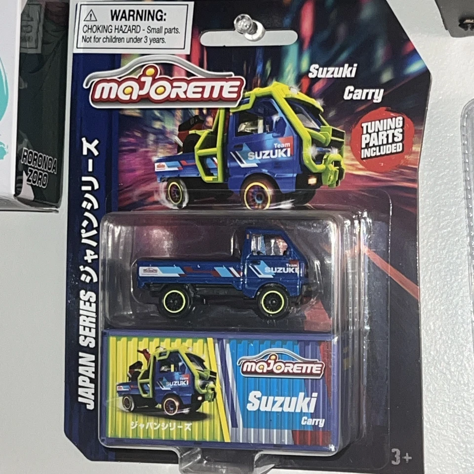 Majorette Deluxe Cars Japan Series w/ Tuning Parts Suzuki Carry Blue - Image 1 of 3