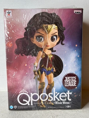 Q Posket Mujer Maravilla Liga de la Justicia Versión A Banpresto NIOB NRFB Foto 1 de 4