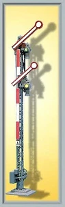 Viessmann H0 Form-Hauptsignal mit zwei gekoppelten Flüg - Bild 1 von 1