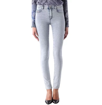 DIESEL Doris-Ne 0672C Jeans Femme W27 Jogg Denim Sweat Stretch Skinny RRP€210 - Photo 1/4