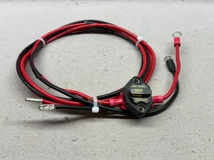 Trolling Motor Power Cable with 50 AMP Circuit Breaker 7', Red & Black 8 Guage - Bild 1 von 2