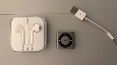 NEW -Apple iPod Shuffle 4th Gen SPACE GRAY COLOR (2 GB) -NEW BATTERY INSTALLED - Image 1 of 2