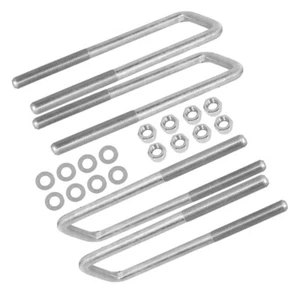 Square U-Bolts 2.5" Wide Leaf Springs 8.75" Long For 1988-1998 Chevy GMC C1500 - Bild 1 von 11