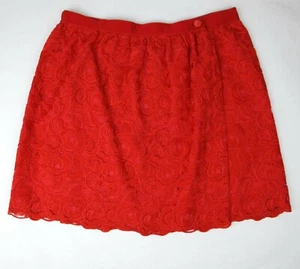 Gucci Children's Red Cotton Floral Lace Button Wrap Skirt 10 Years 405978 6400 - Picture 1 of 8