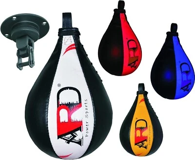 ARD CHAMPS™ Leather Speed Ball For Boxing Punch Bag MMA Punching Training with Swivel