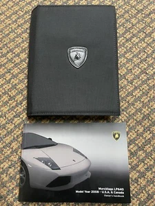 LAMBORGHINI MURCIELAGO LP640 2008 MANUALES DEL PROPIETARIO FABRICANTE ORIGINAL RARO *HACER CUALQUIER OFERTA* - Imagen 1 de 10